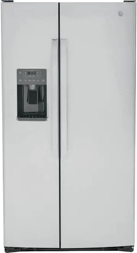 Front view of GE refrigerators