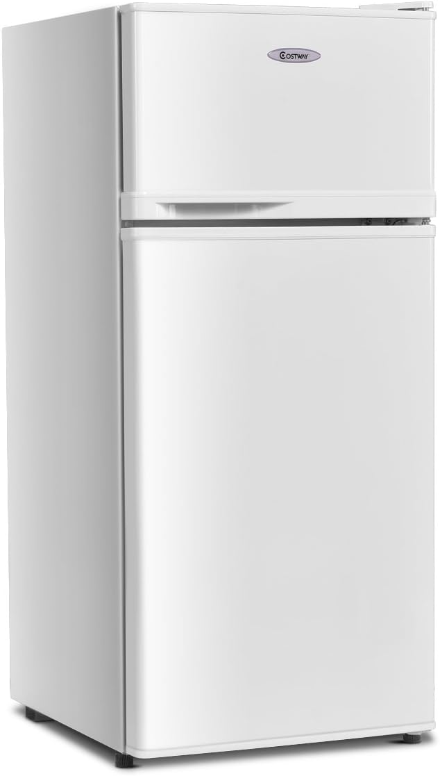 A side view of kirkland refrigerators


